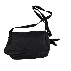 Kipling black nylon ape crossbody purse bag